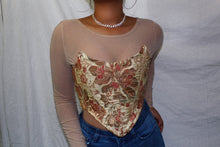 Load image into Gallery viewer, Handmade Embroidered Corset Top
