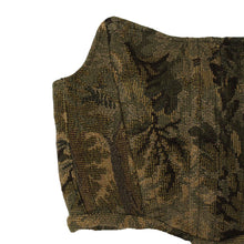 Load image into Gallery viewer, Handmade Olive Green Corset Top

