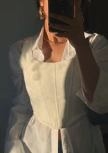 Load image into Gallery viewer, White Corset Top
